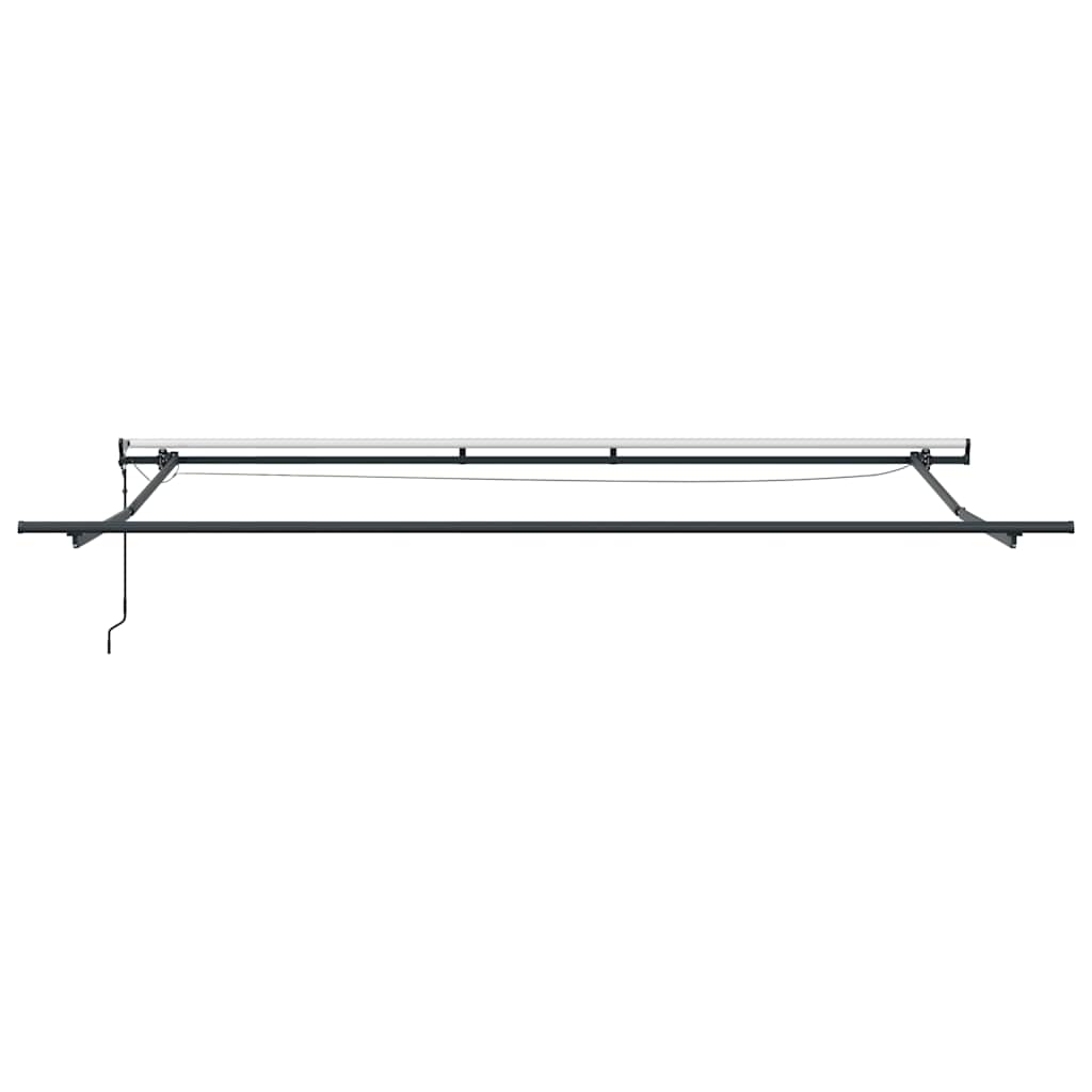 Tenda retrattile Marrone 400 × 300 cm Poliestere