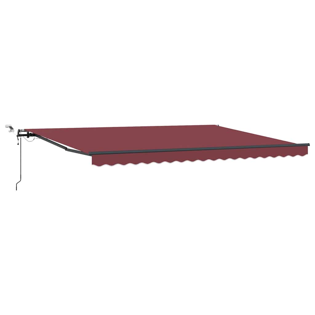 Tenda retrattile Marrone 450 × 300 cm Poliestere