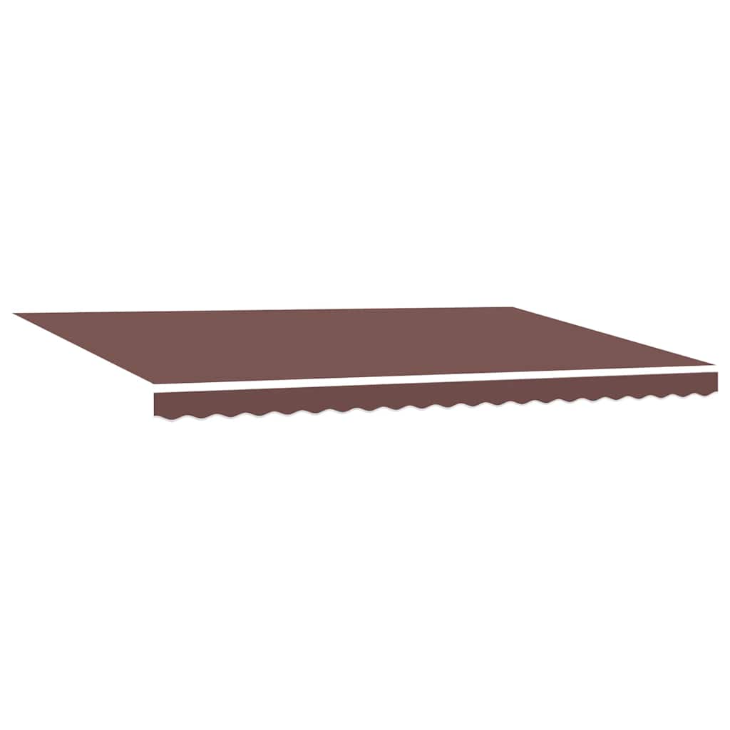 Tenda retrattile Marrone 500 × 300 cm Poliestere