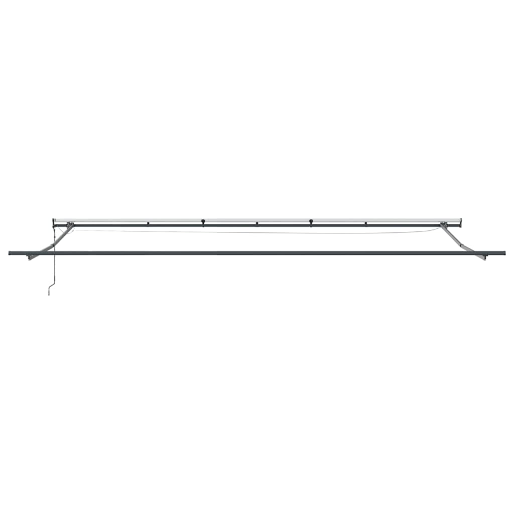 Tenda retrattile Marrone 600 × 300 cm Poliestere