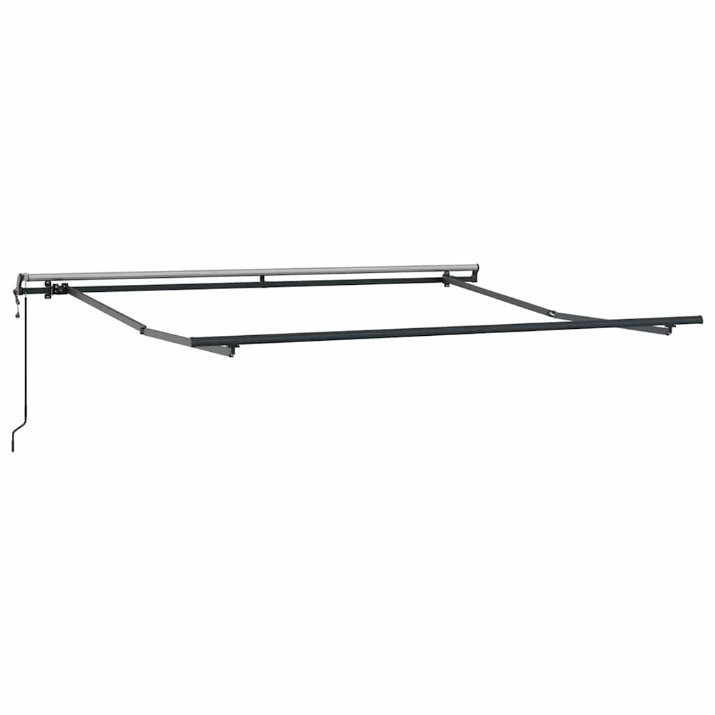 Tenda Sole Retrattile Automatica Antracite e Bianco 300x250 cm