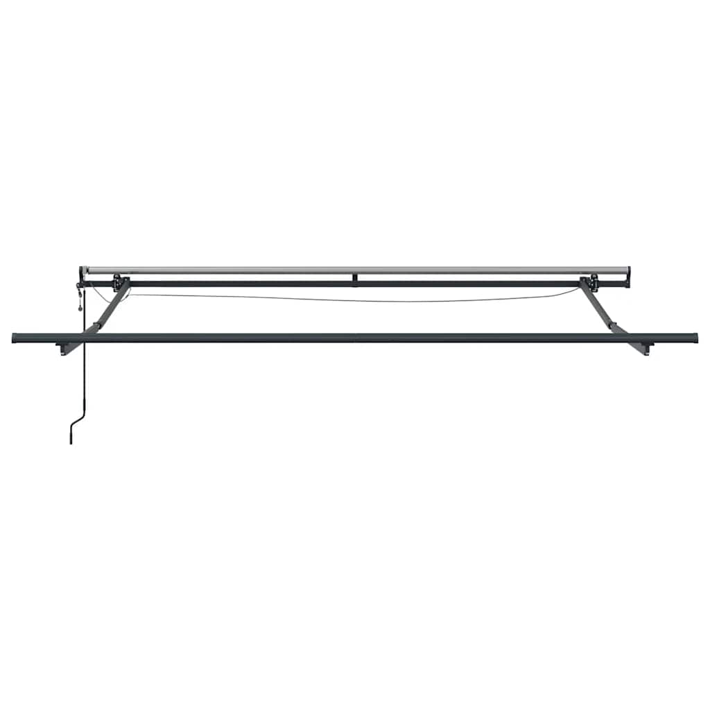 Tenda retrattile Antracite e Bianco 300 x 250 cm Poliestere