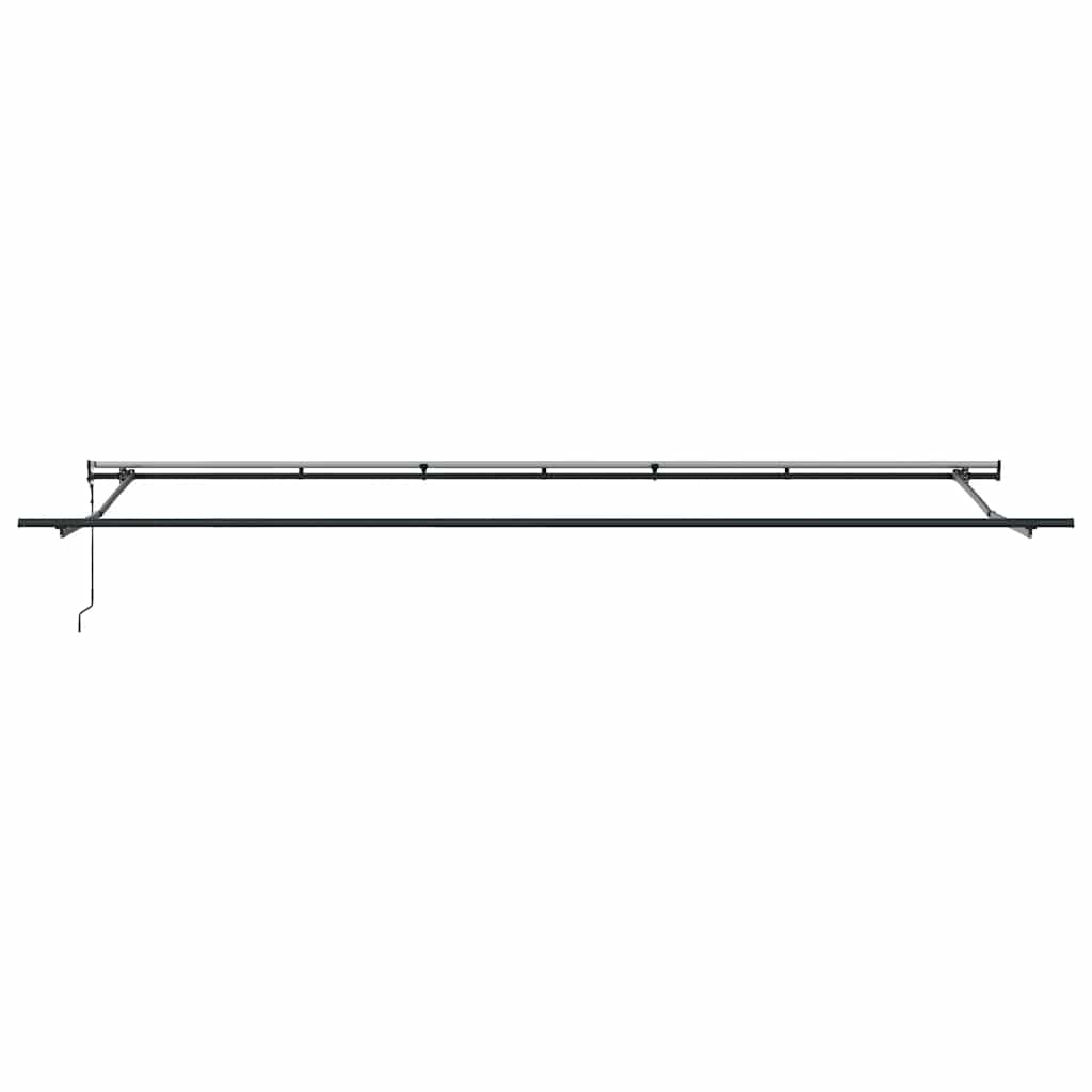 Tenda Retrattile Automatica Antracite e Bianco 600x300 cm