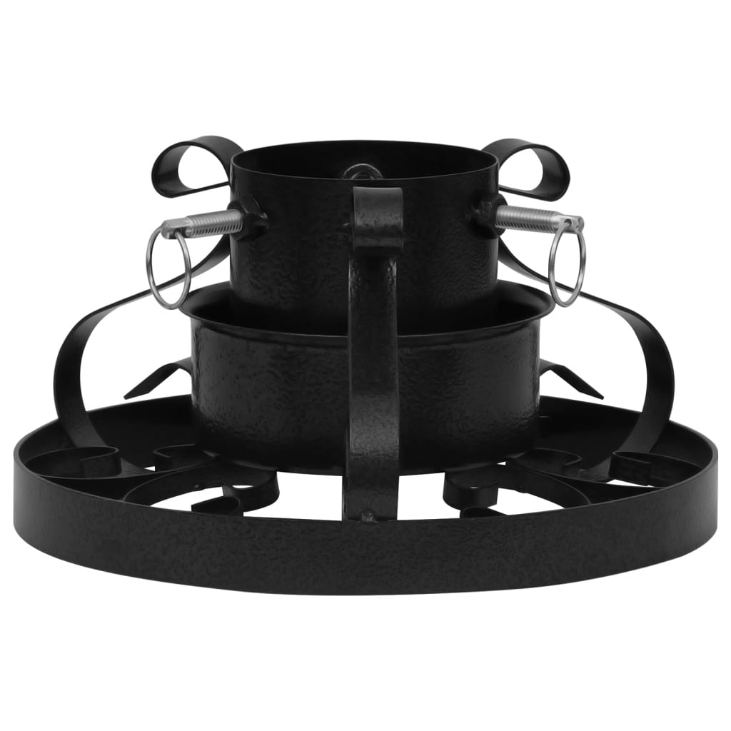 Base per Albero di Natale Nera 29x29x15,5 cm