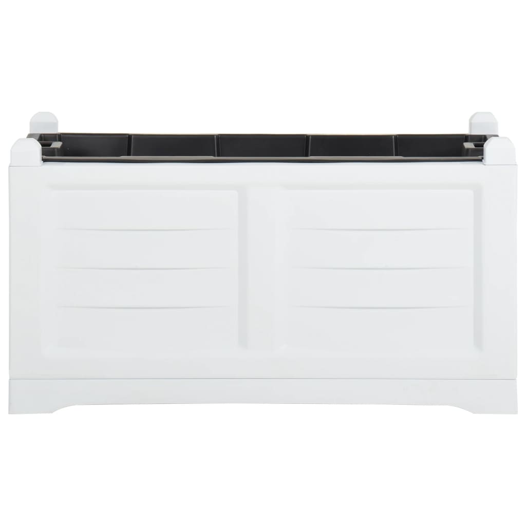 Fioriera Bianca 80x42,5x42 cm PP