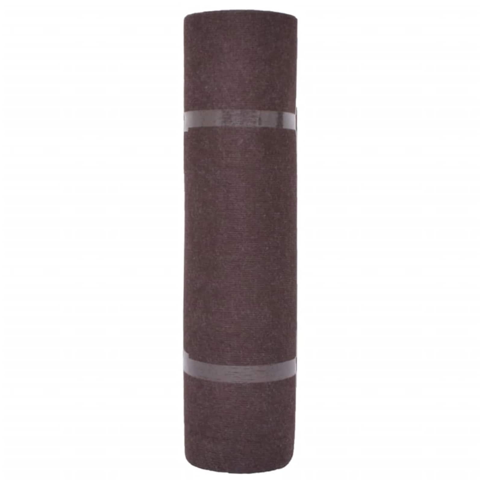 Tappeto Marrone 1,2 x 10 m Poliestere