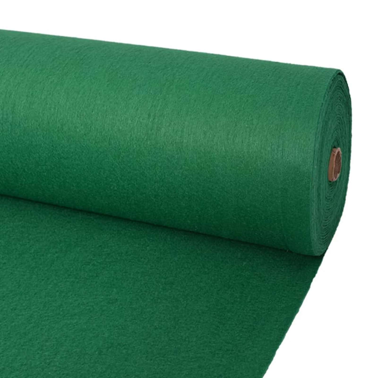 Tappeto Tinta unita Verde 1,2 x 12 m Poliestere