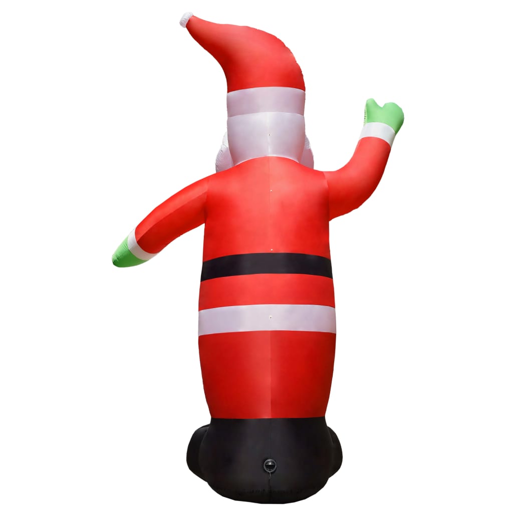 Babbo Natale Gonfiabile Decorazione Natalizia con LED IP44 3 m
