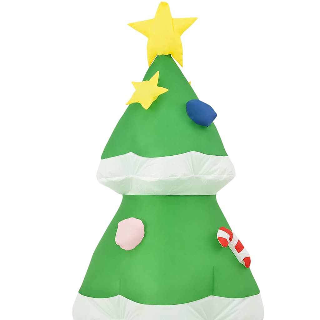 Albero Natale Gonfiabile Decorazioni LED Interno Esterno 240 cm