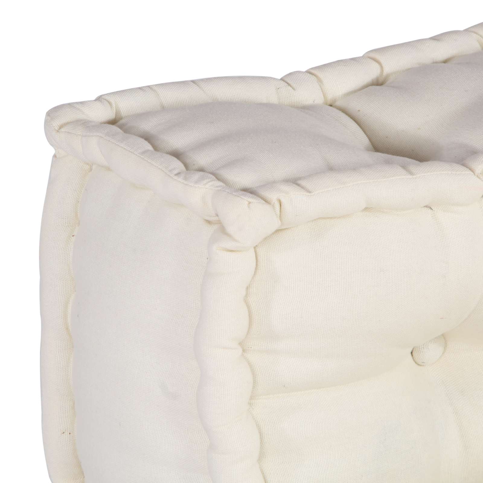 Unità di Divano Modulare Tessuto Crema 210 x 70 x 56 cm