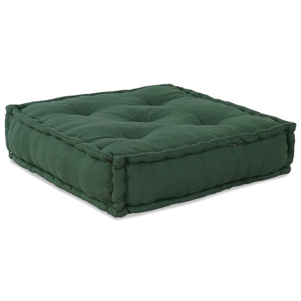 Unità di Divano Modulare Tessuto Verde 210 x 140 x 56 cm