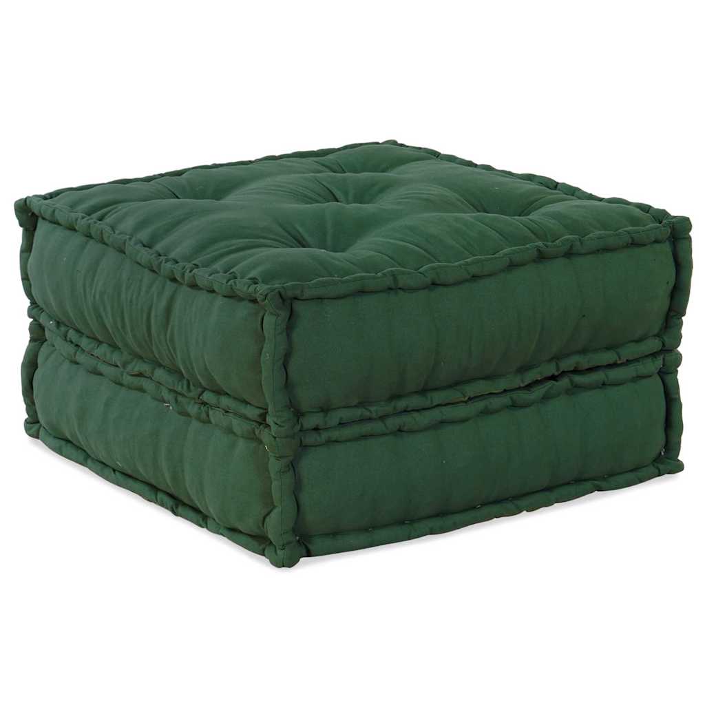 Unità di Divano Modulare Tessuto Verde 210 x 140 x 56 cm
