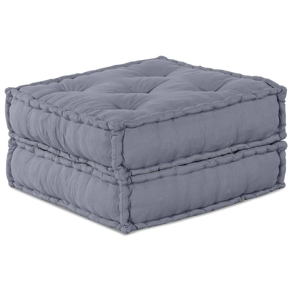 Unità di Divano Modulare 2 pz Tessuto Grigio 140 x 70 x 36 cm