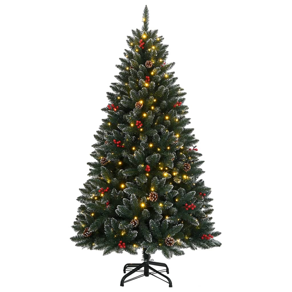 Albero di Natale Artificiale con 150 LED 120 cm