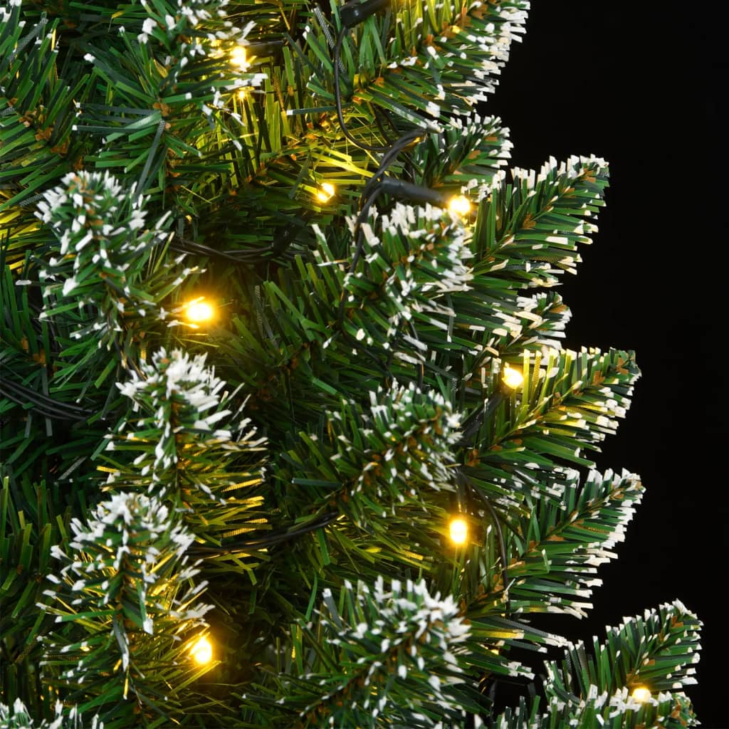 Albero di Natale Artificiale Sottile con 150 LED 150 cm