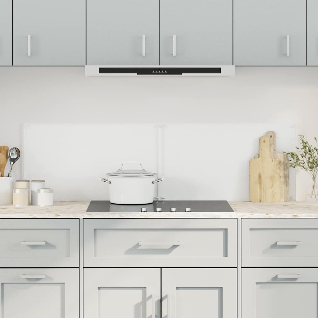 Paraschizzi per Cucina 2 pz Trasparente 70x60cm Vetro Temperato