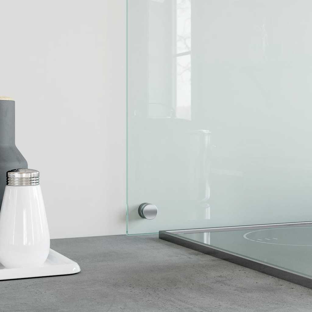 Paraschizzi per Cucina 2 pz Trasparente 70x60cm Vetro Temperato
