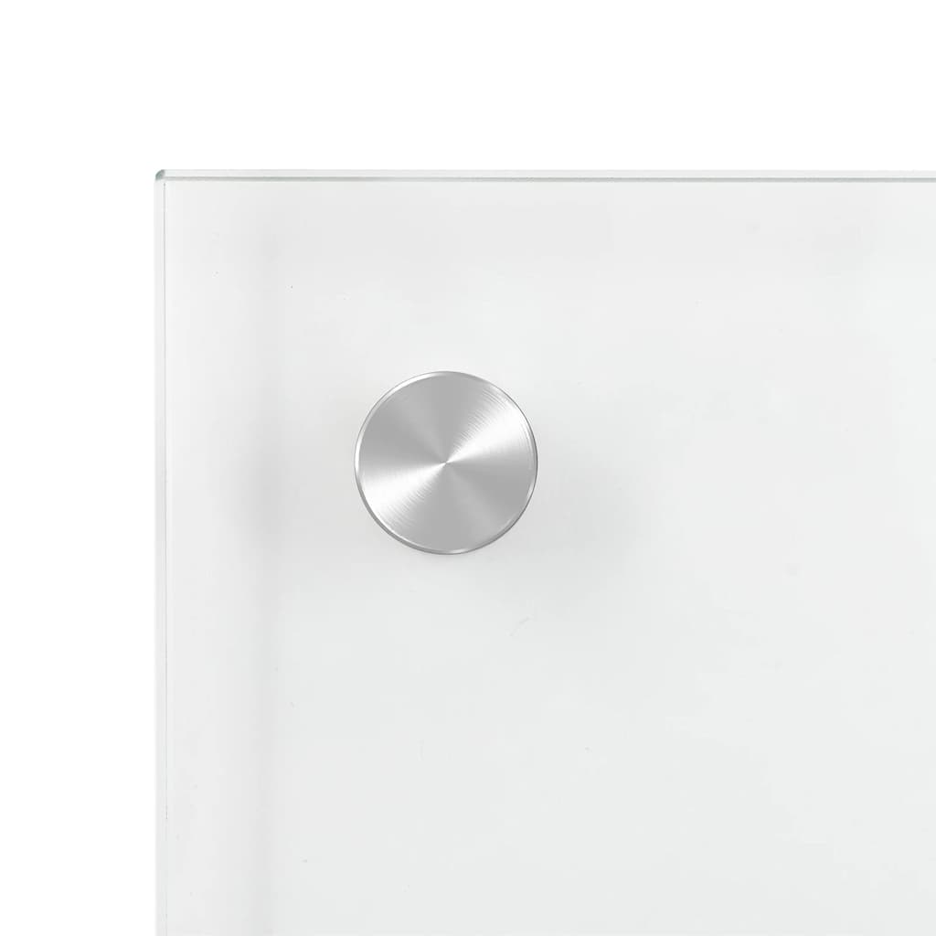 Paraschizzi per Cucina 2 pz Trasparente 80x50cm Vetro Temperato