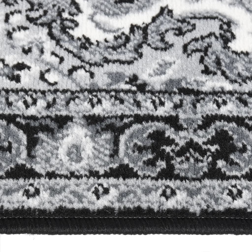 Tappeto Lungo in BCF Nero 60x200 cm