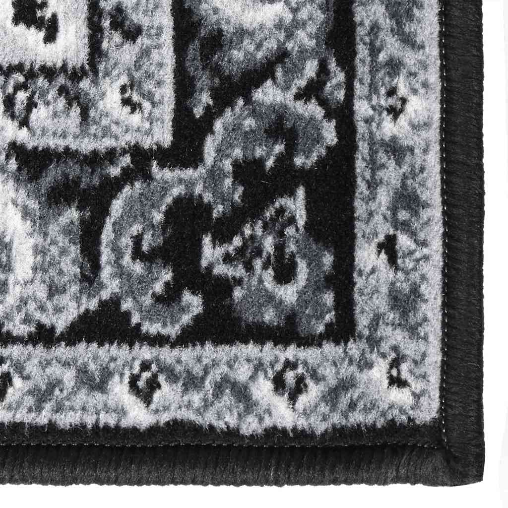 Tappeto Lungo in BCF Nero 80x450 cm