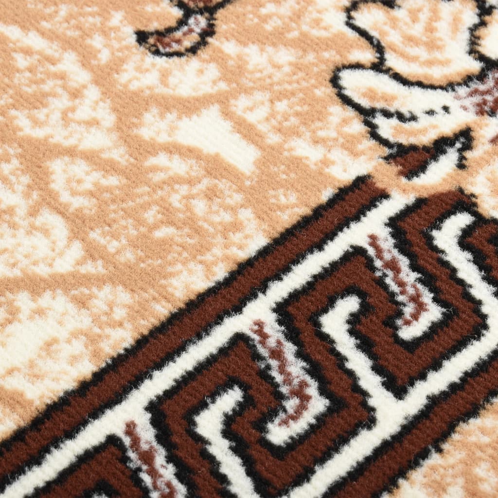 Tappeto Lungo in BCF Beige 80x500 cm