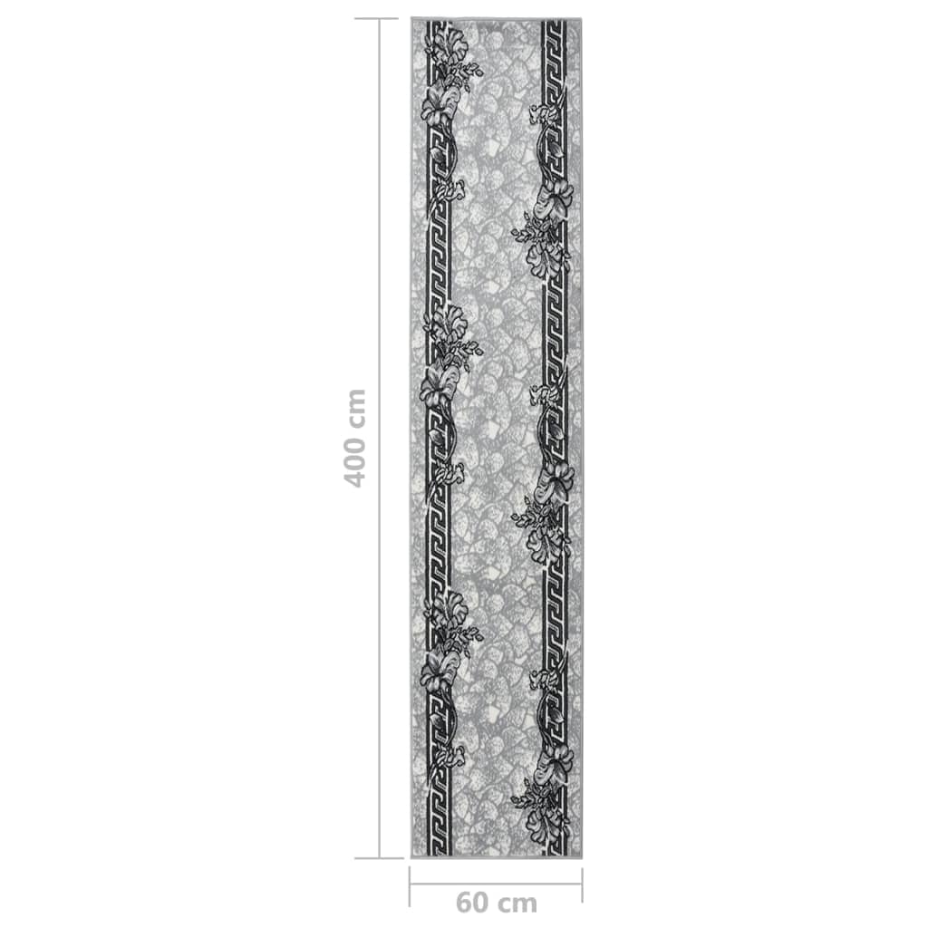 Tappeto Lungo in BCF Grigio 60x400 cm