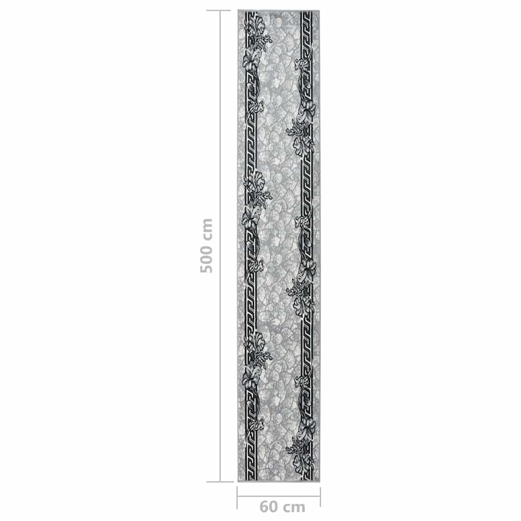 Tappeto Lungo in BCF Grigio 60x500 cm