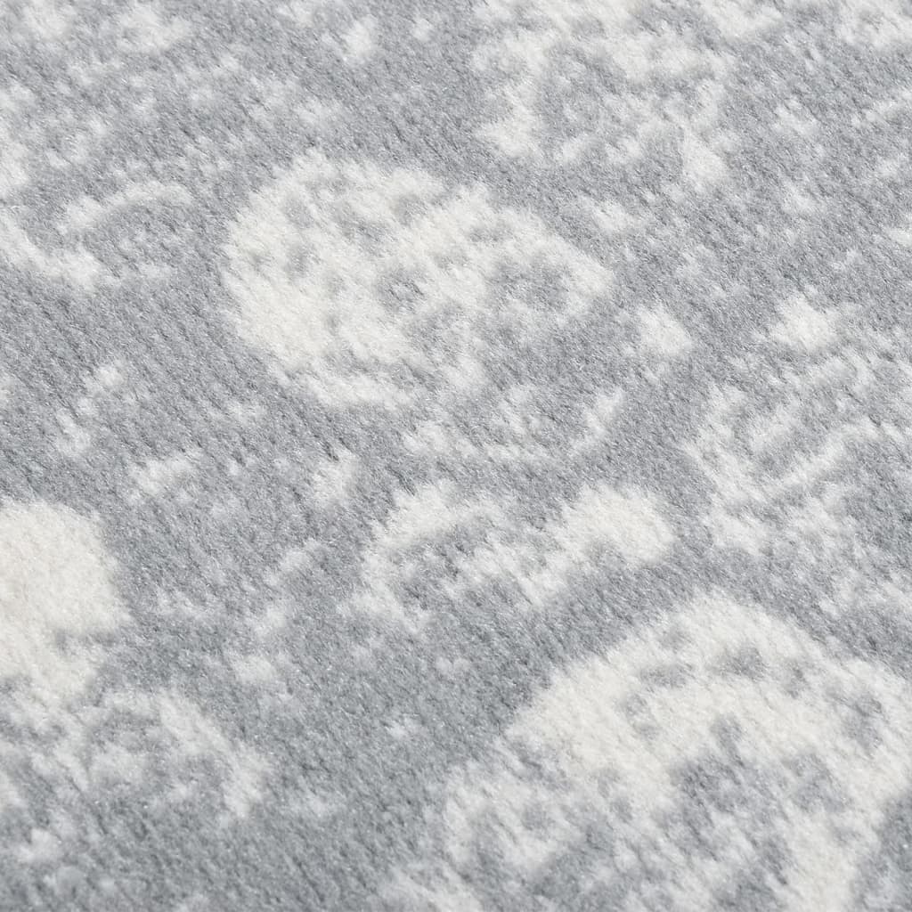 Tappeto Lungo in BCF Grigio 80x250 cm