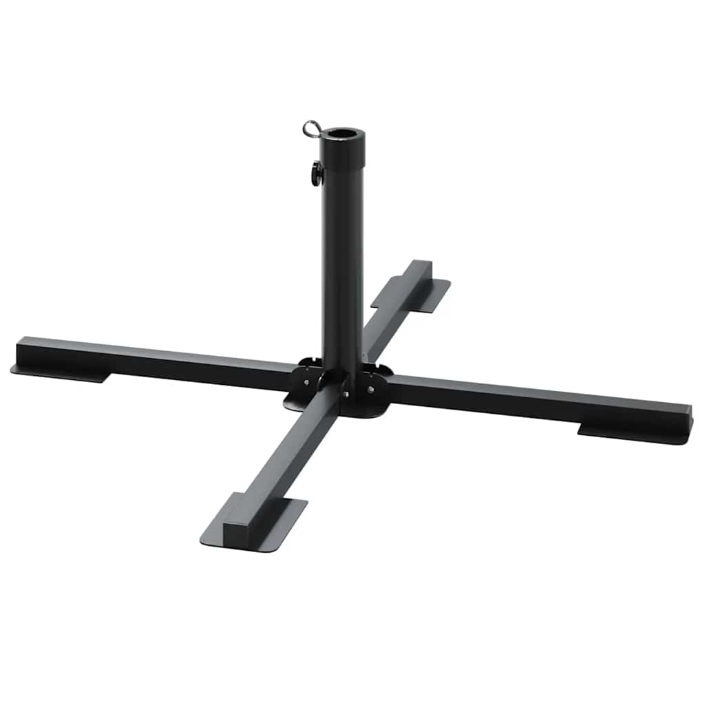 Set Base per Ombrellone da Giardino 5 pz in Granito e Acciaio