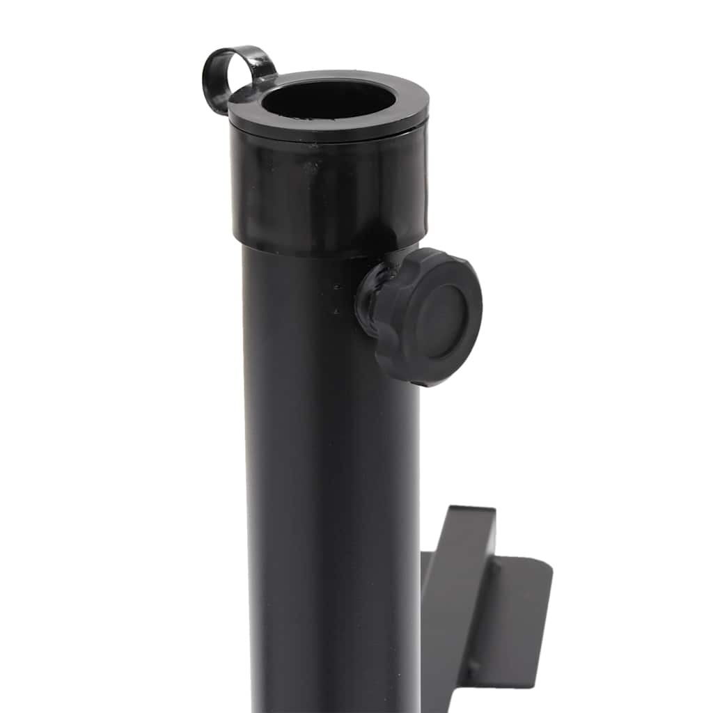 Set Base per Ombrellone da Giardino 5 pz in Granito e Acciaio