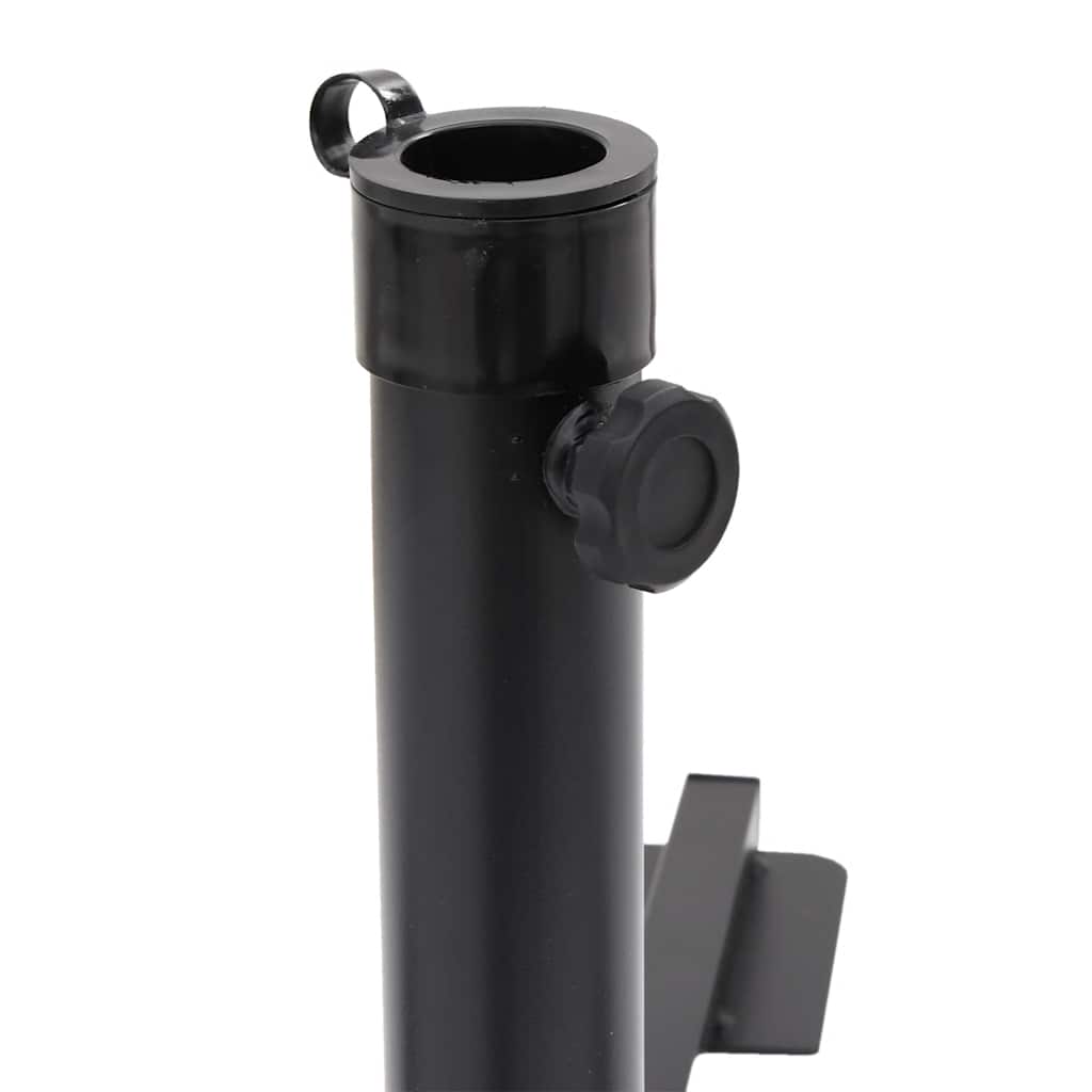 Set Base per Ombrellone da Giardino 5 pz in Granito e Acciaio