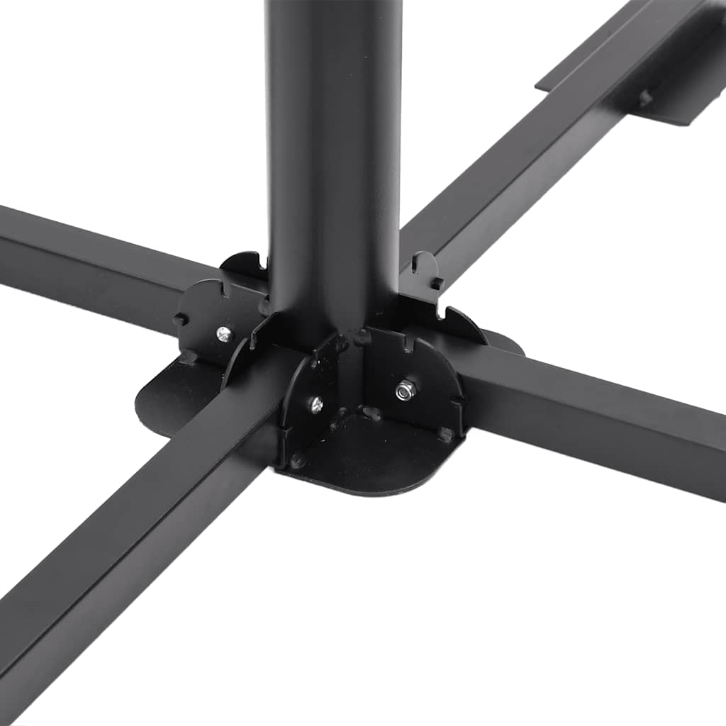 Set Base per Ombrellone da Giardino 5 pz in Granito e Acciaio