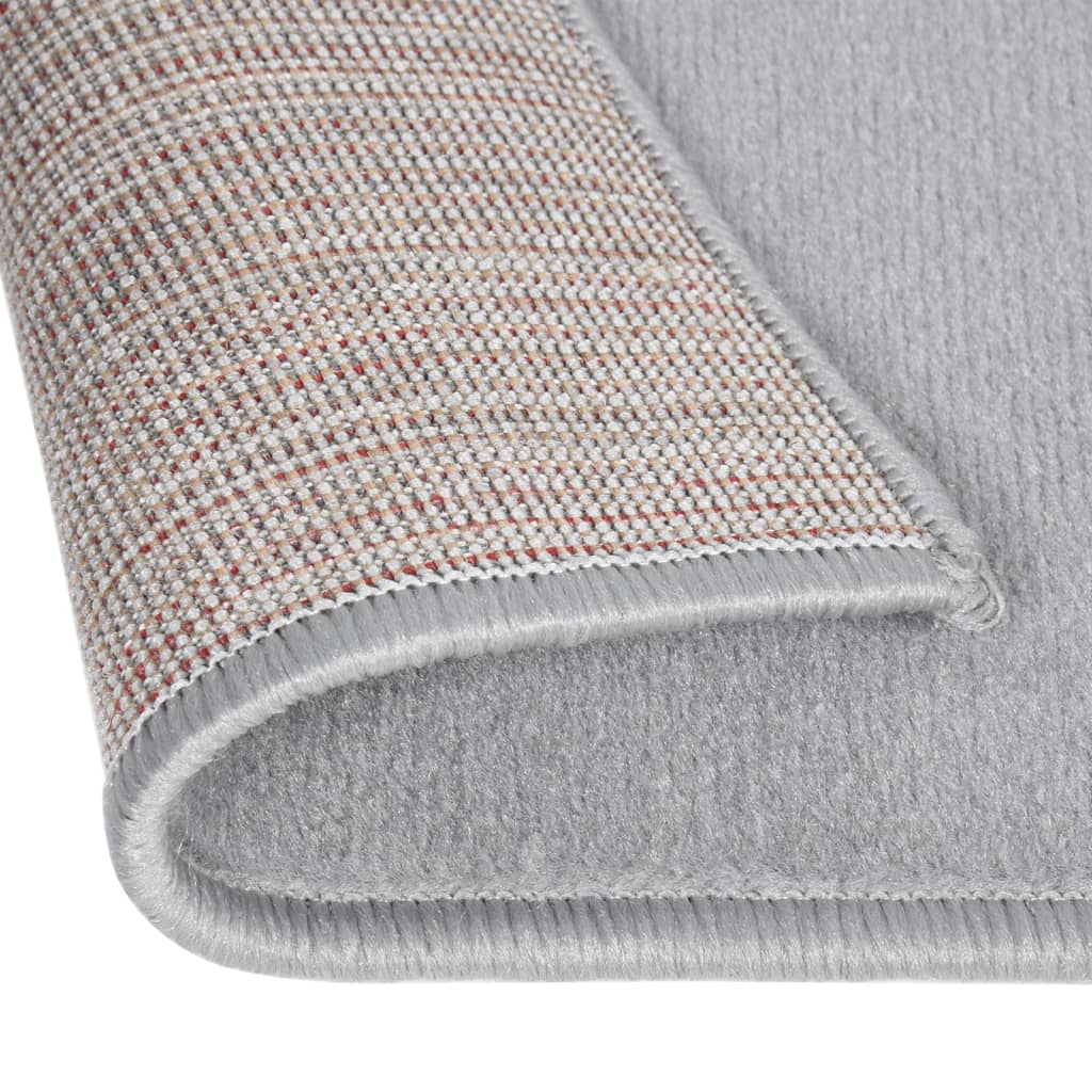 Tappeto Lungo in BCF Grigio 100x150 cm