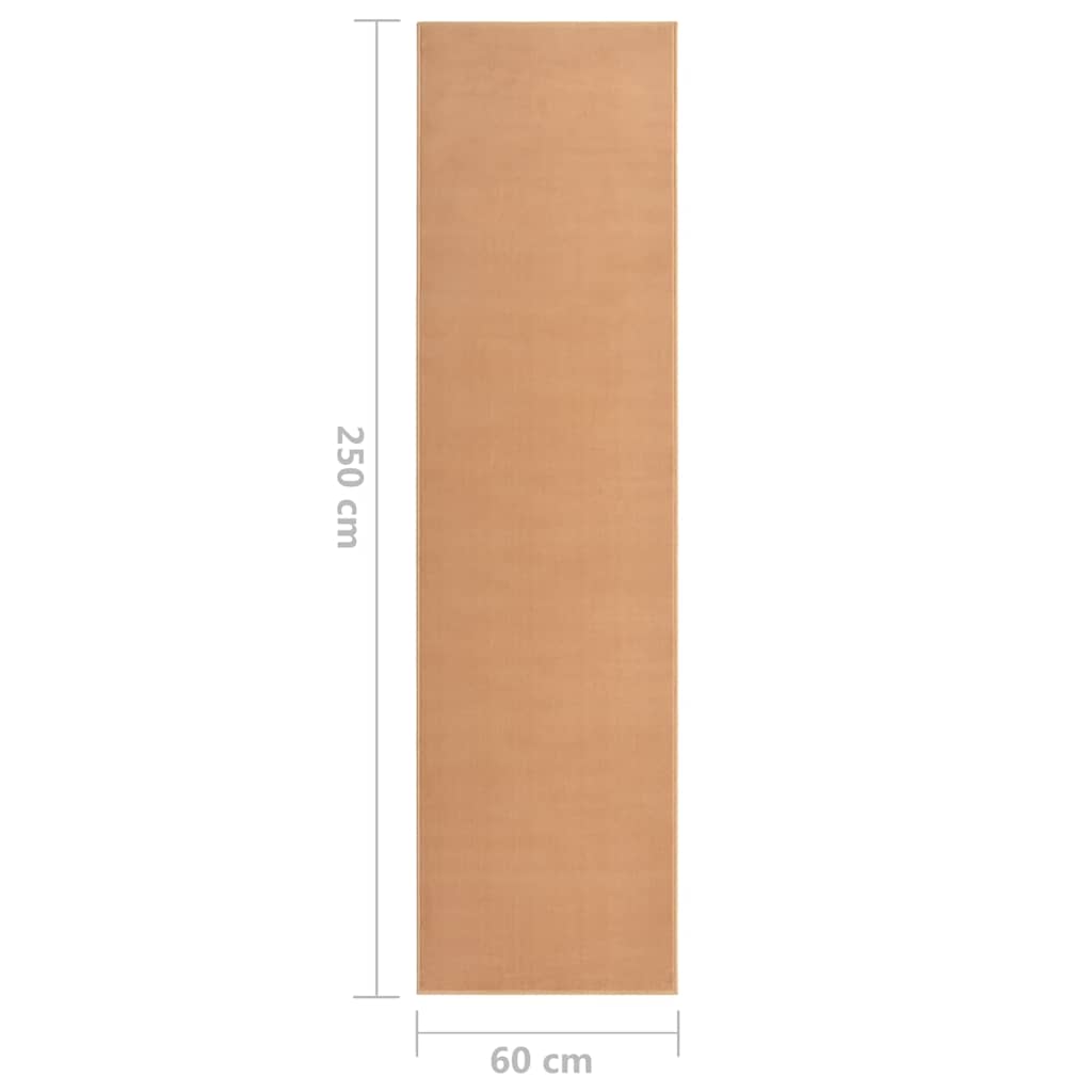 Tappeto Lungo in BCF Beige 60x250 cm