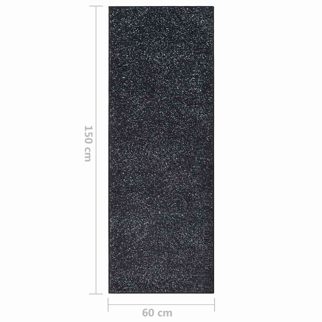 Tappeto Lungo in BCF Antracite 60x150 cm