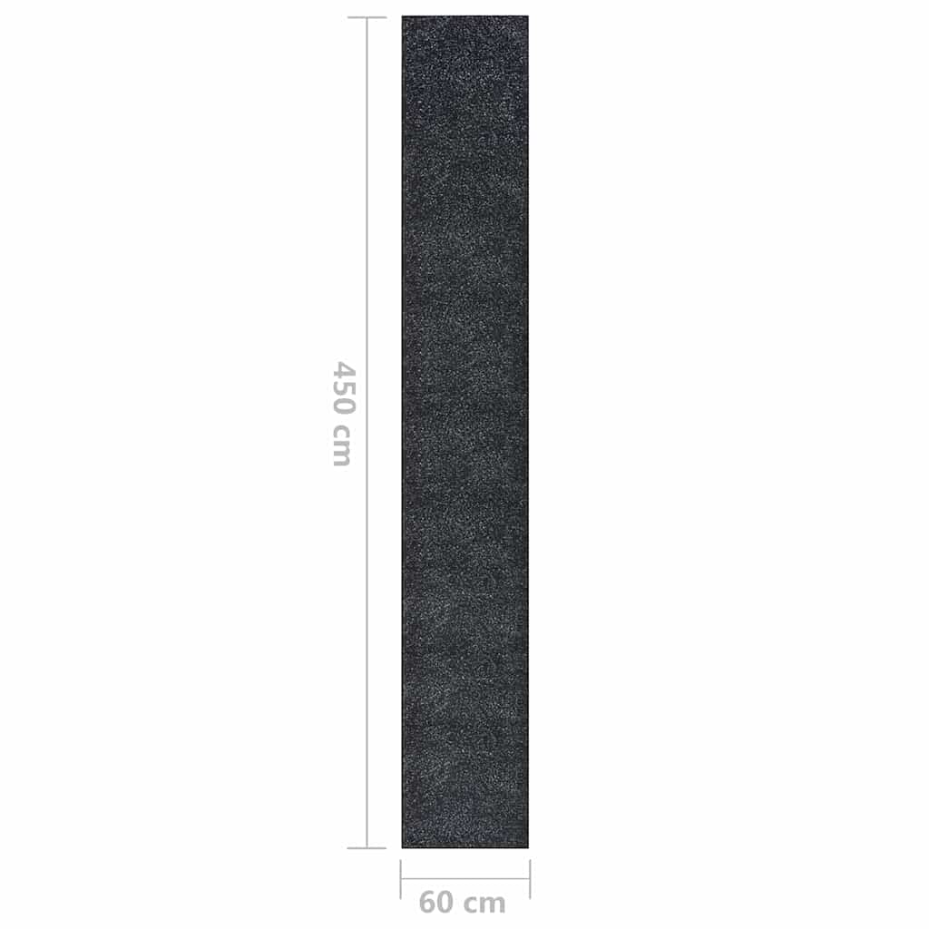 Tappeto Lungo in BCF Antracite 60x450 cm
