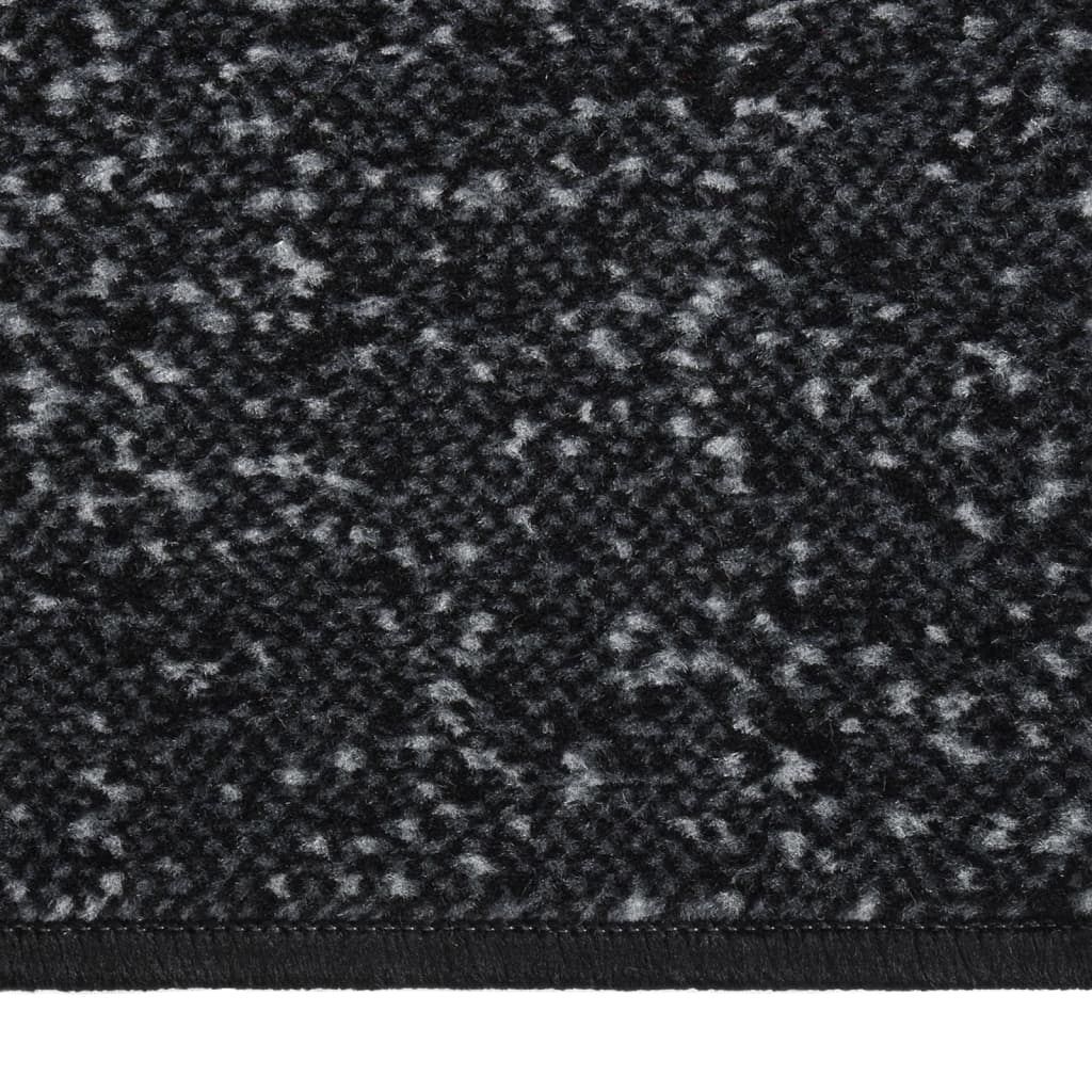 Tappeto Lungo in BCF Antracite 100x350 cm