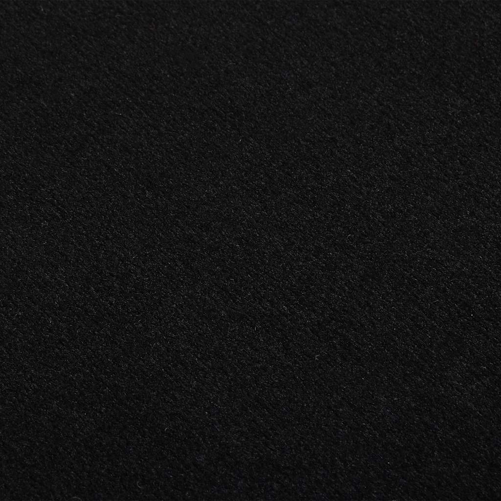 Tappeto Lungo in BCF Nero con Motivo 60x200 cm