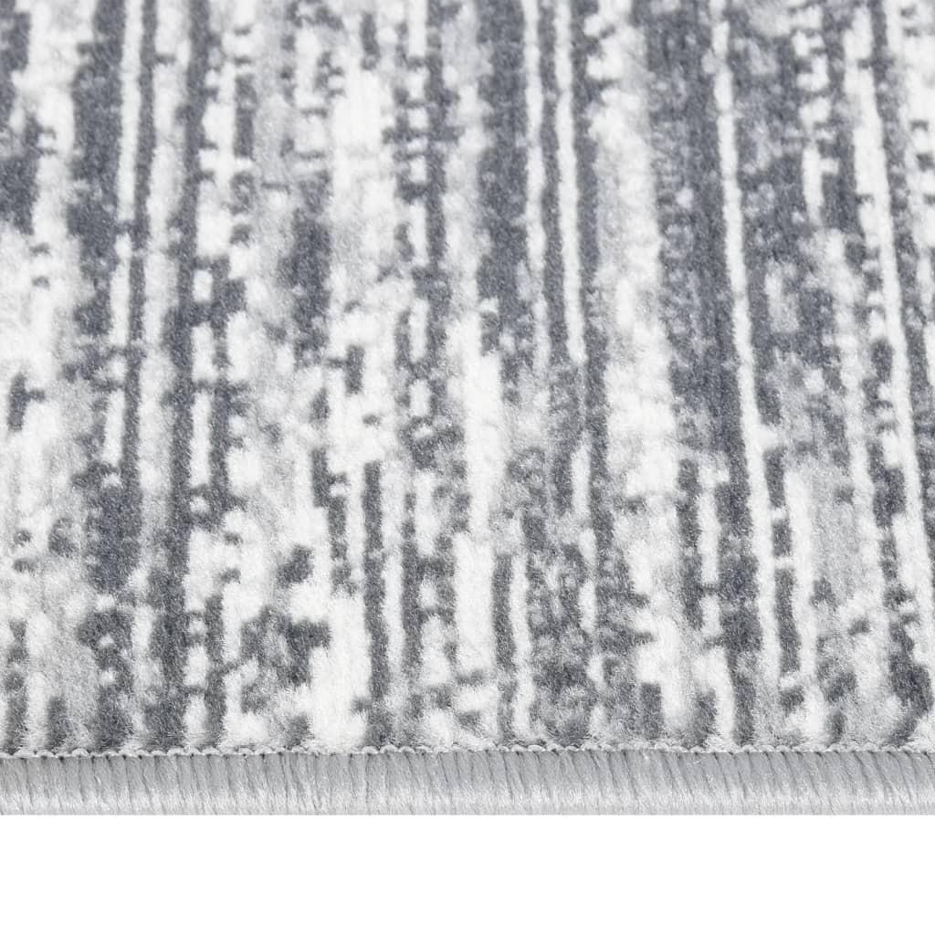 Tappeto Lungo in BCF Grigio 80x400 cm