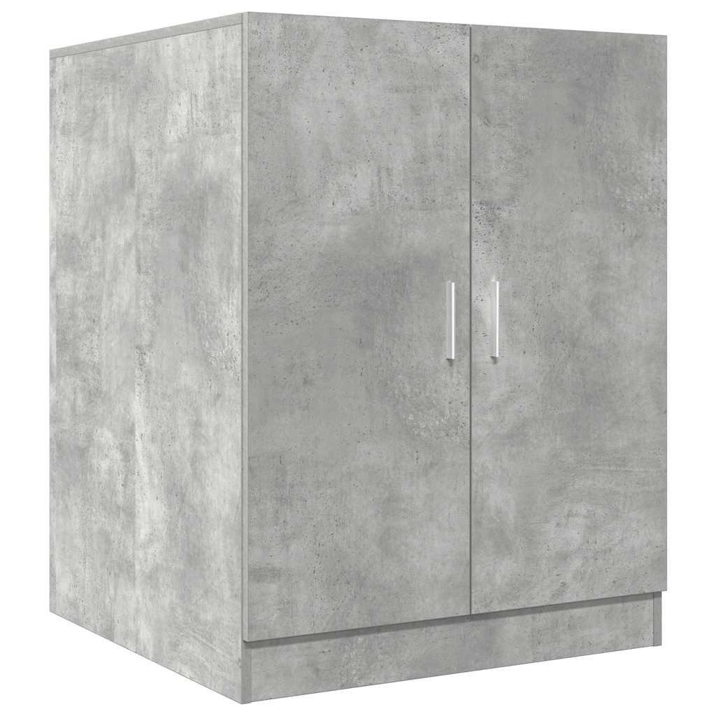Mobili Lavatrice 2pz Grigio Cemento in Truciolato