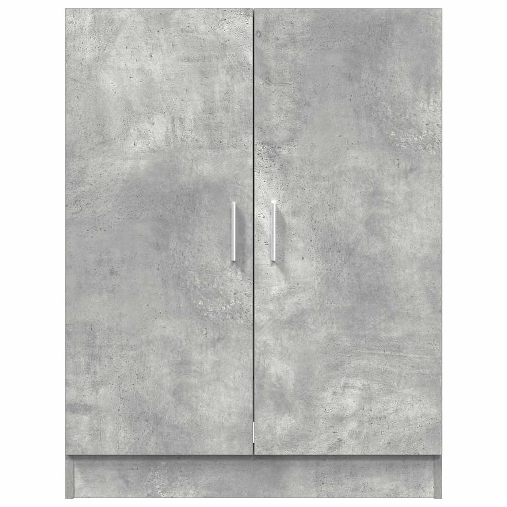 Mobili Lavatrice 2pz Grigio Cemento in Truciolato