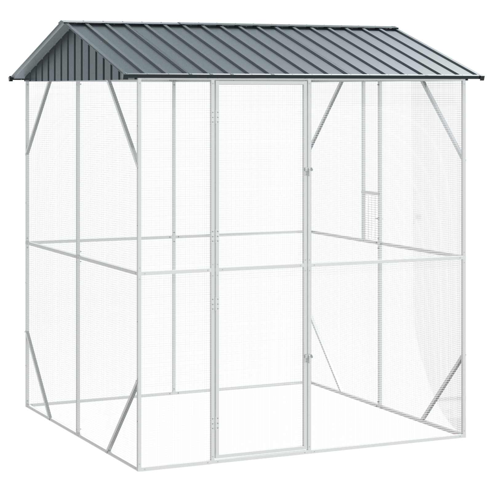 Gabbia per uccelli Antracite 215 x 208 x 247 cm