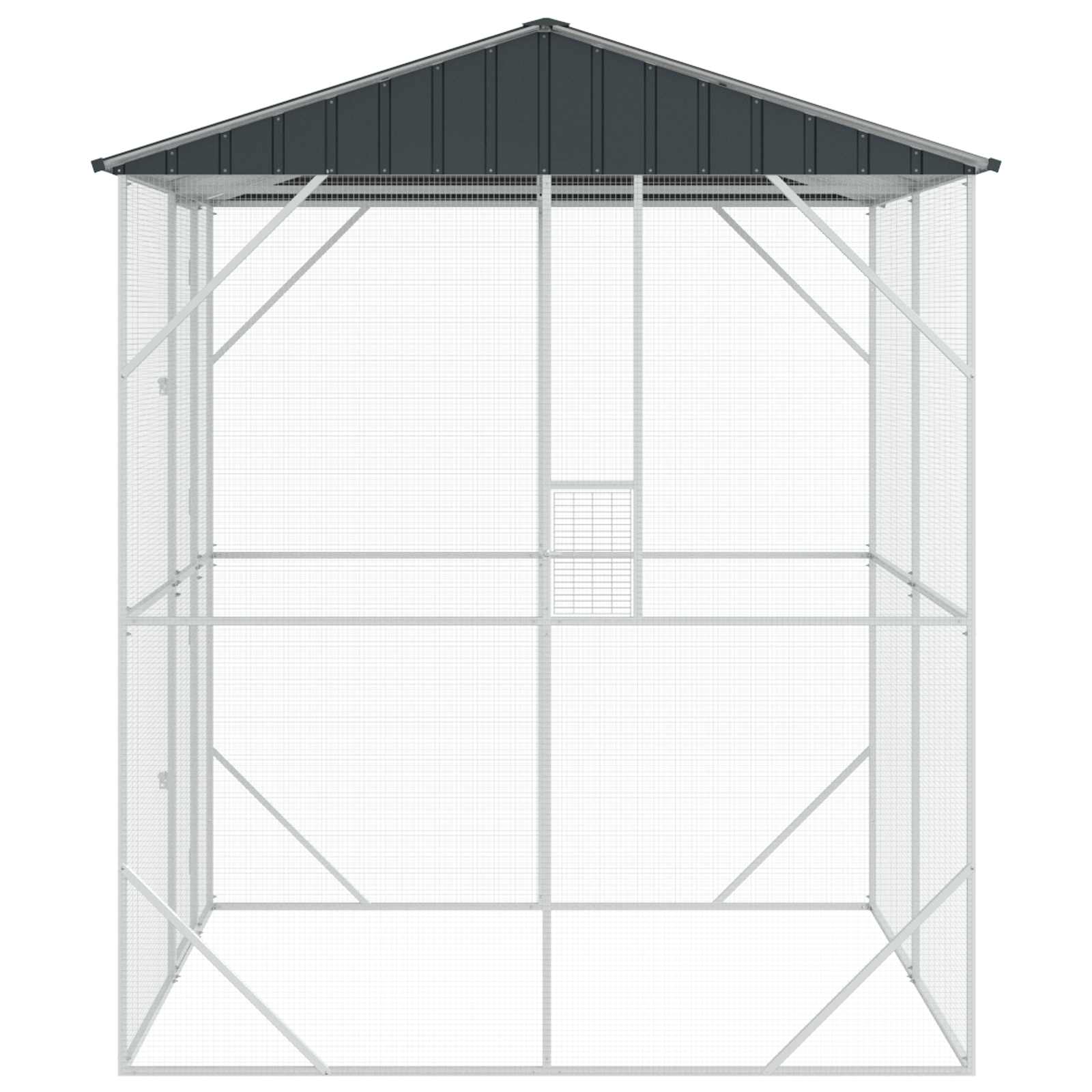 Gabbia per uccelli Antracite 215 x 208 x 247 cm