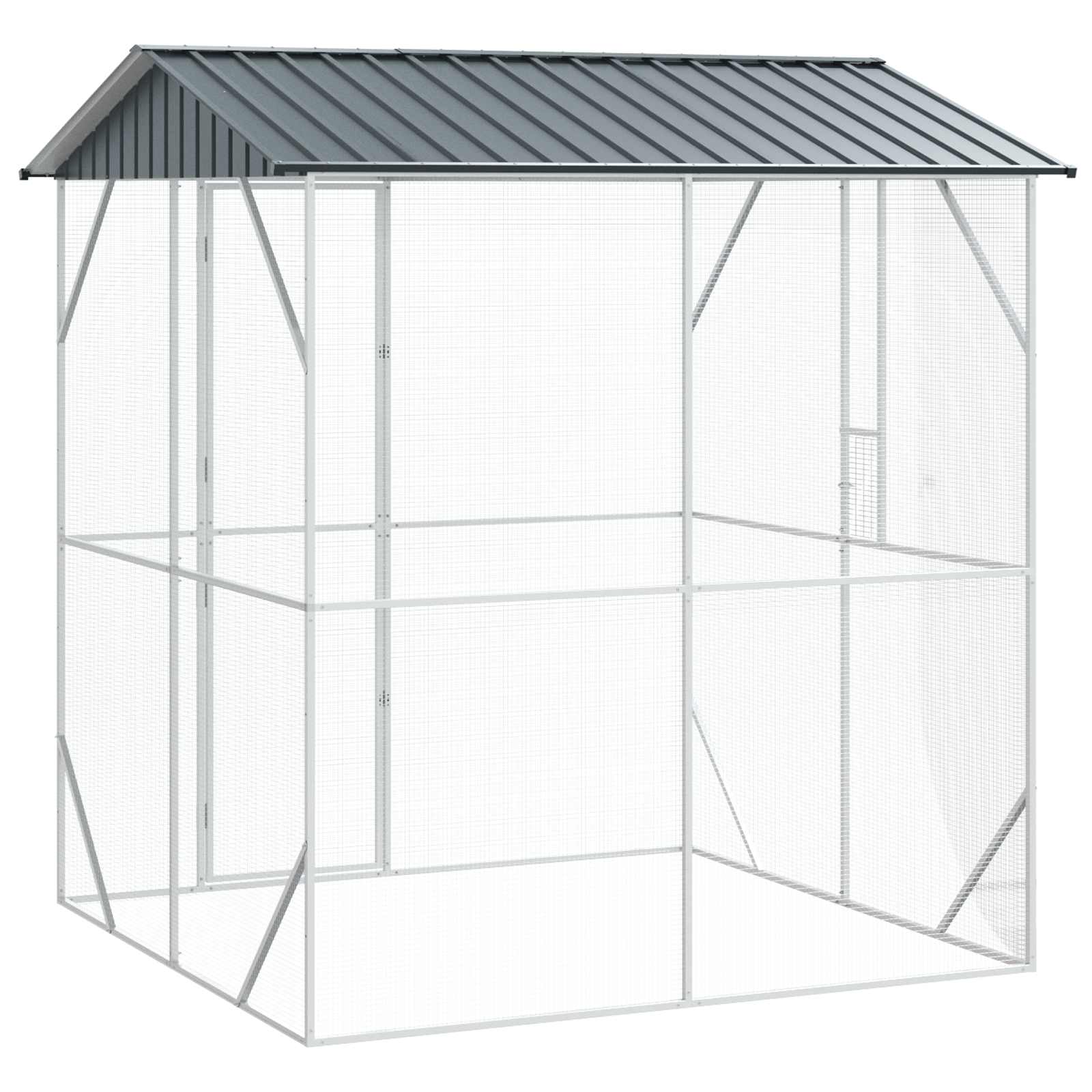 Gabbia per uccelli Antracite 215 x 208 x 247 cm