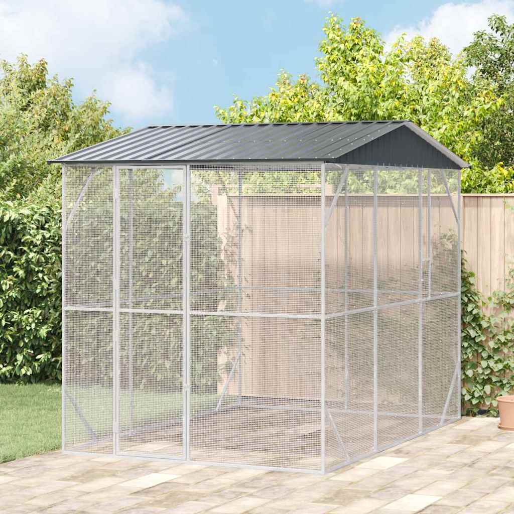 Gabbia per uccelli Antracite 227 x 310 x 247 cm
