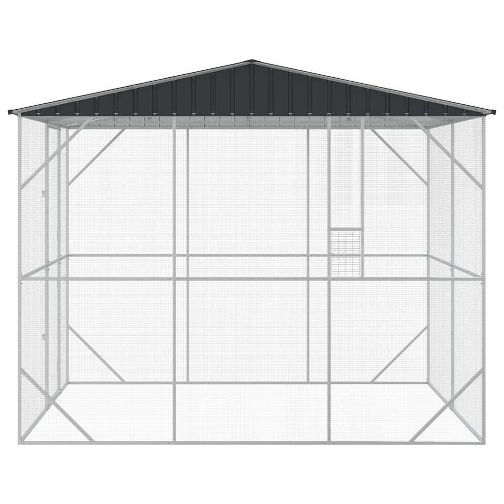Gabbia per uccelli Antracite 227 x 310 x 247 cm