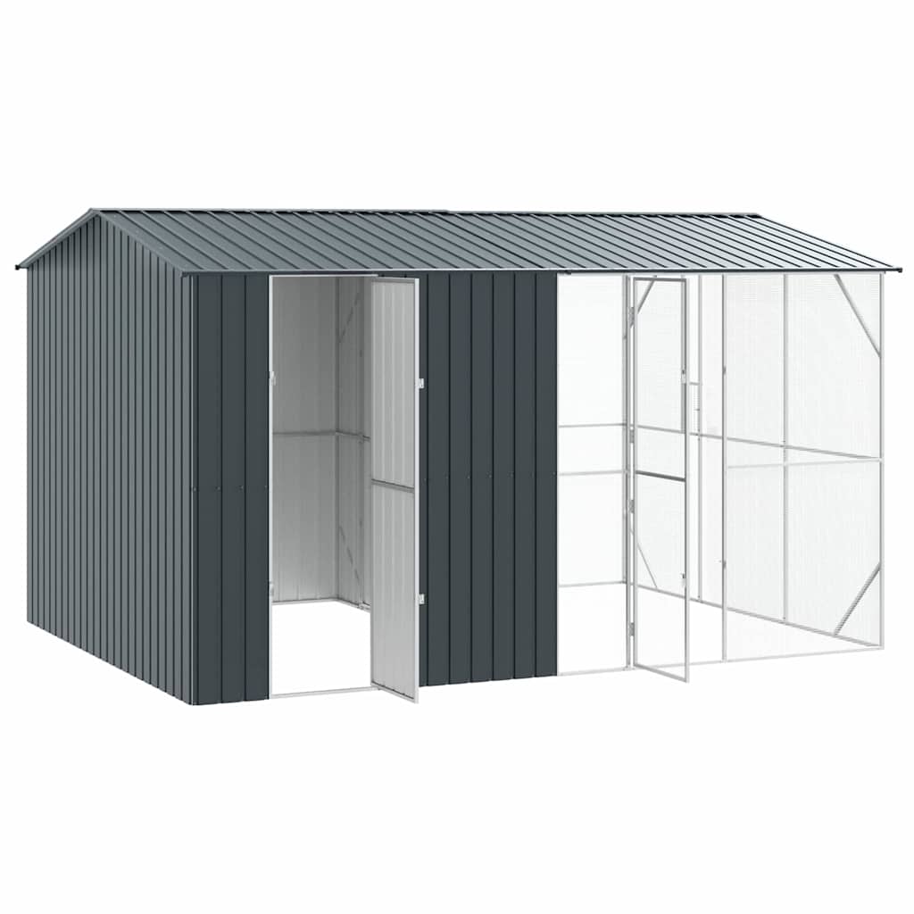 Gabbia per uccelli Antracite 430 x 310 x 247 cm Acciaio zincato