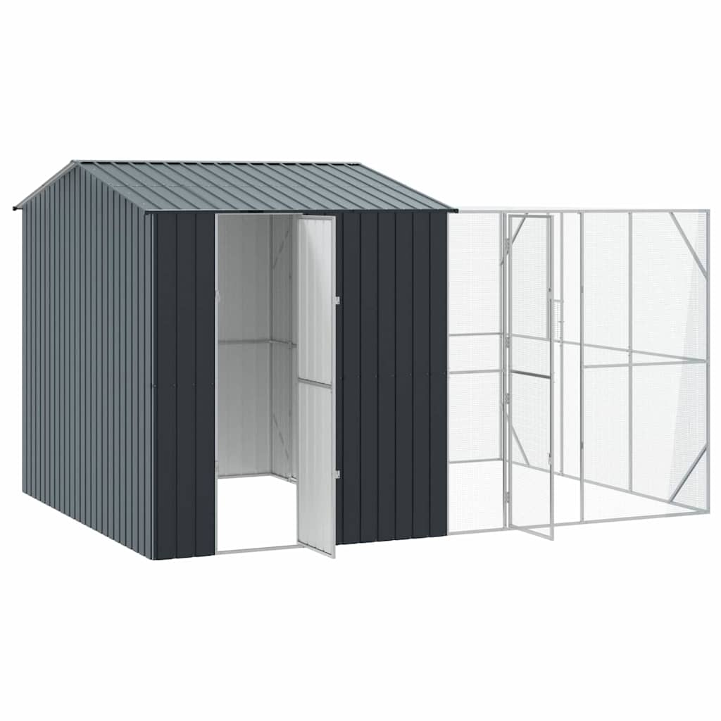 Gabbia per uccelli Antracite 425 x 304 x 247 cm Acciaio zincato