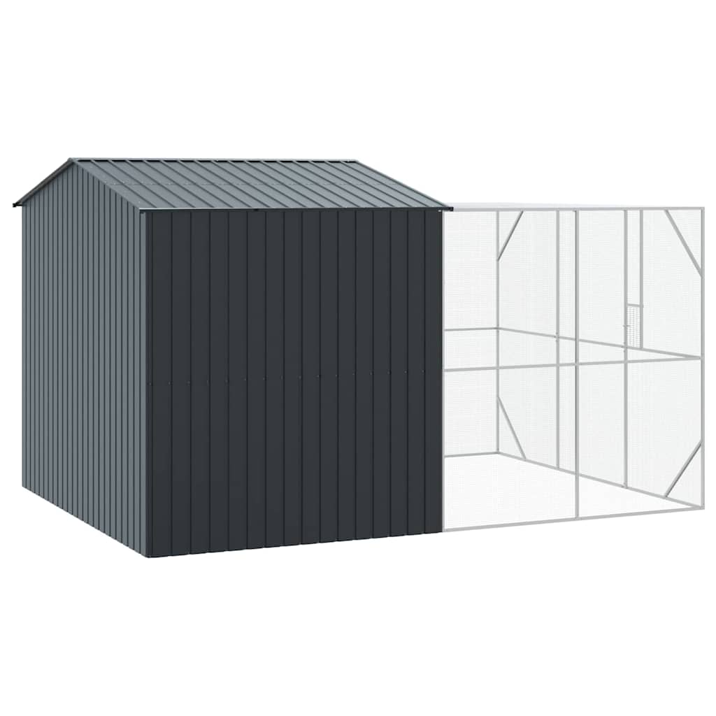 Gabbia per uccelli Antracite 425 x 304 x 247 cm Acciaio zincato