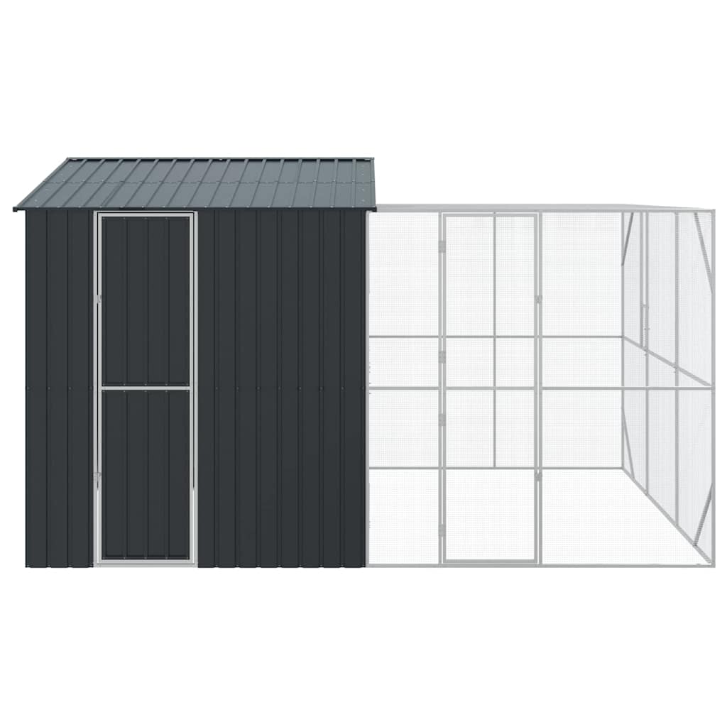 Gabbia per uccelli Antracite 425 x 304 x 247 cm Acciaio zincato
